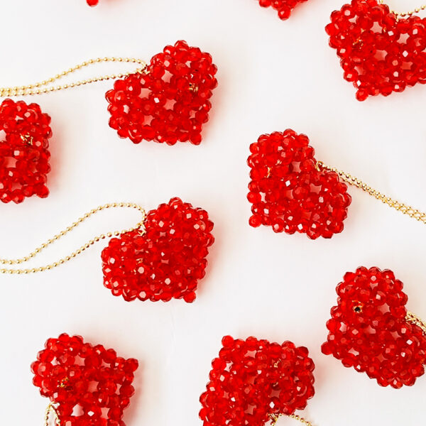 Collar Corazón Popocho Rojo - Imagen 2