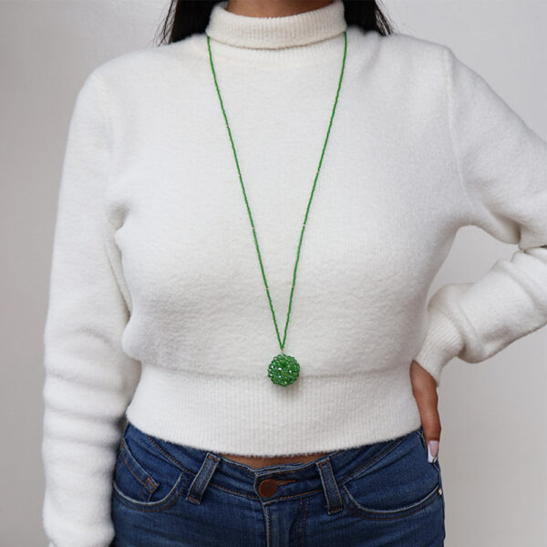 Collar Largo Icosaedro T - Imagen 2