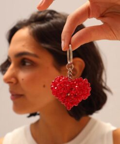 Alternative view of Llavero Corazón Popocho Rojo