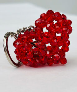 Llavero Corazón Popocho Rojo