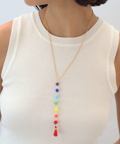 Alternative view of Llamador Largo 7 Chakras