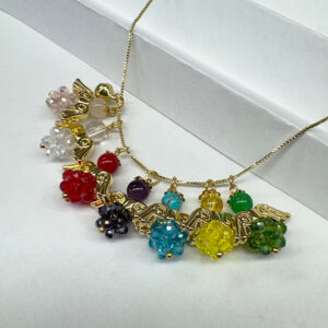 Kit Llamador de Ángeles Pequeño con 7 Dijes Intercambiables Angelito Hexaedro