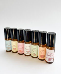 Aceite Roll On con Aceites Esenciales y Cuarzos - Kit  con las 7 Esencias