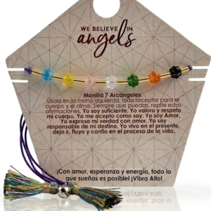 Manilla 7 Arcángeles Con Hexaedros y Canutillos