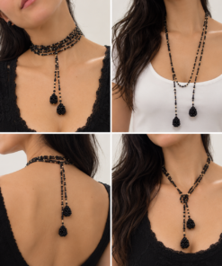 Alternative view of Collar Largo Gotas